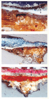 Estratigrafías de capa pictórica